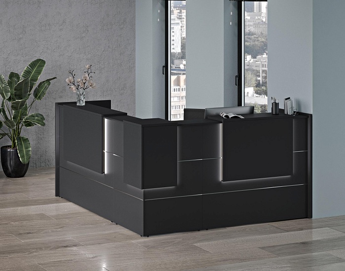 фото ресепшн Оникс Антрацит					 №5					