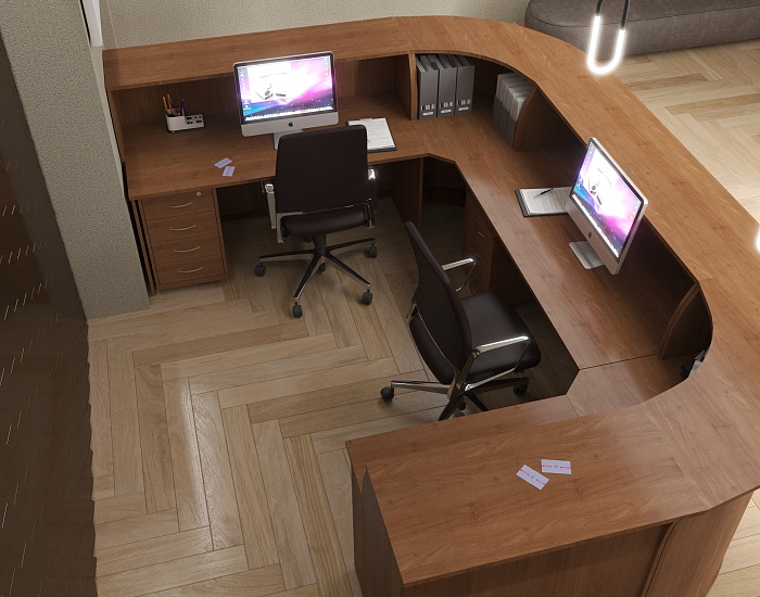 фото стойка ресепшн Рива					 №4					