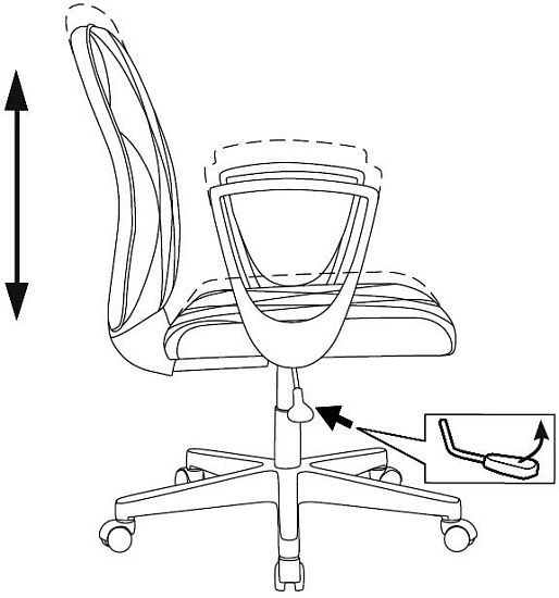 фото кресло CH-W327					 №5					