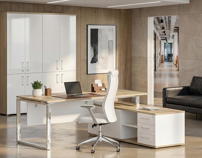 фото кабинет Шифт Хром Тиквуд					